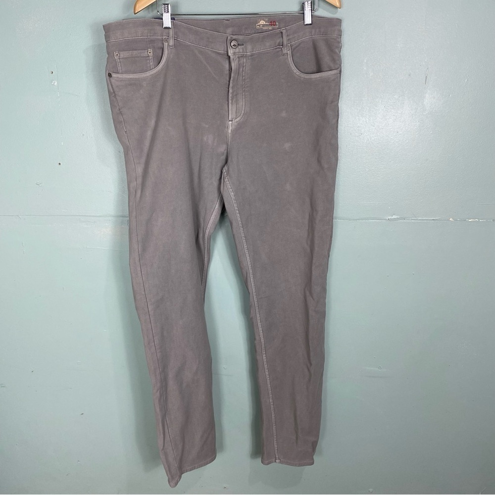 Faherty NWOT Terry‎ Stretch Pants Gray Sz 40